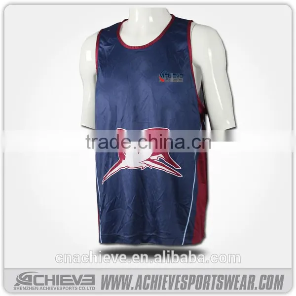 Breathable Cutom Running Singlet Sublimated Wholesal Running Vest Runing Wear photo-6