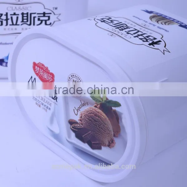 6L IML Biscuit Ice Cream Bucket Food Container photo-2
