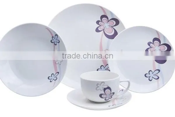 Christmas Coupe Shape Dinnerware Royal Porcelain Dinner Set photo-4