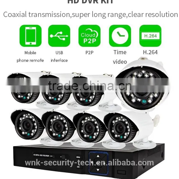 Vitevison Security Camera System With IR Waterproof Dvr Camera of H.264 8ch CCTV DVR Kit photo-2