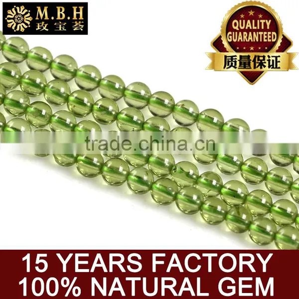 Natural Gem Scattered Beads Manufacturers Wholesale Olivine Loose Beads Semi Finished Fashion Jewelry DIY Handmade Jewelry