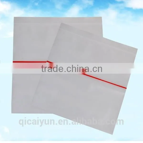 100% Raw Material Plastic PE Reclosable Zipper Bag