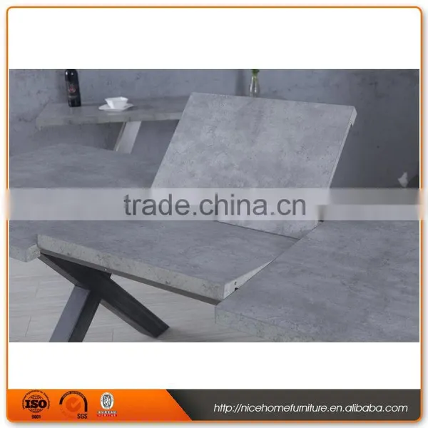 2016 Popular Marble Fiber Dining Table Set photo-3