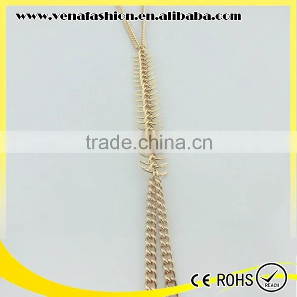Lower Moq Roll Body Jewelry Chain, Slave Body Chain photo-3
