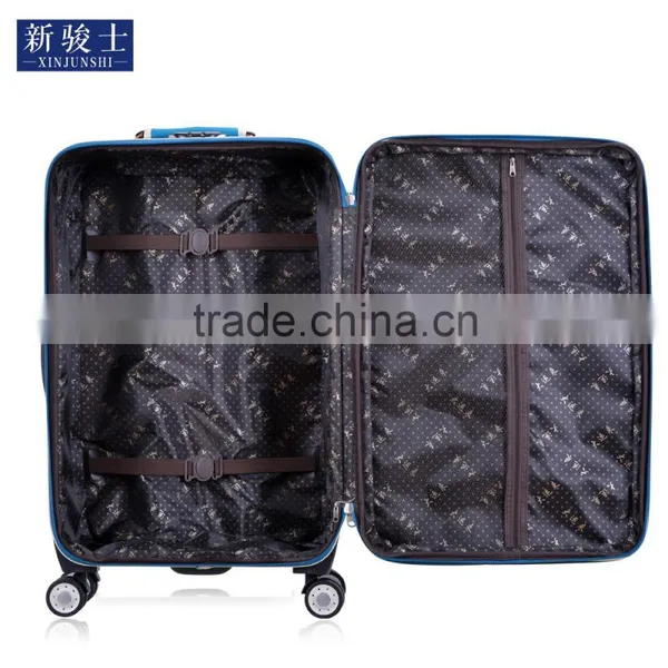 Canvas With Fabric Trolley Travel Luggage Cheap Travel Case Wheeled Luggage Used Lugggae For Sale photo-3