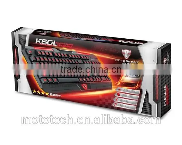 2015 3 Colors LED Light Backlit Professional Gaming Computer Keyboard photo-6