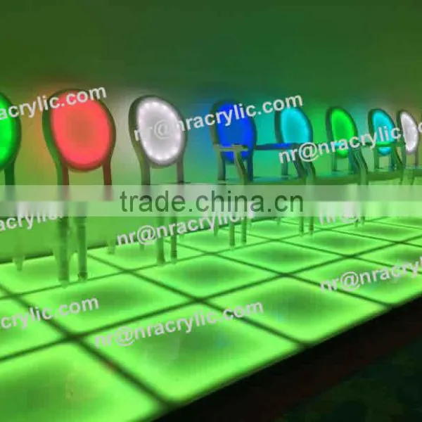 Hot New Design Shanghai Wholesale Acrylic LED Chair photo-3