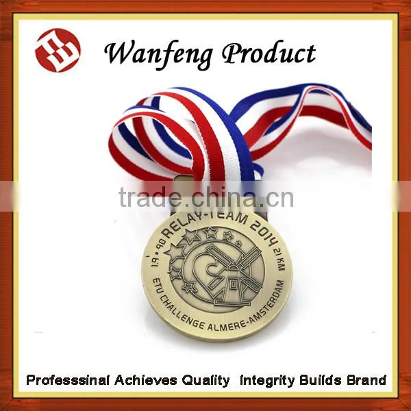 Menufacture Supply Directly Custom New Style Sport Medal With Ribbon FOR Christmas Souvenir photo-4