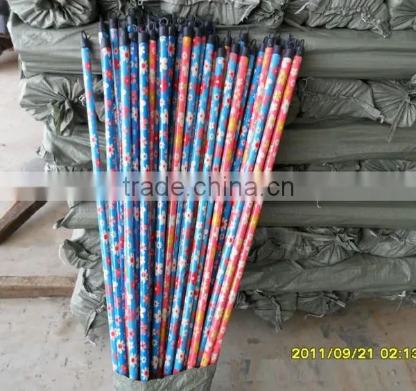 120cm PVC Coated Wooden Broom Mop Handle