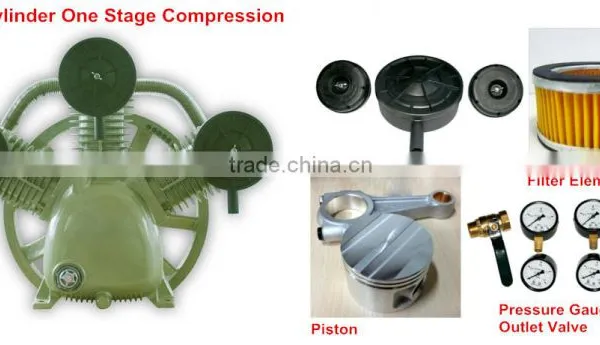 Portable 7bar 8bar Piston Reciprocating Air Compressor photo-5