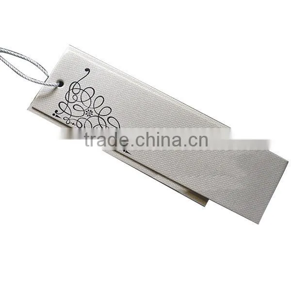 Swing ticket recycled paper cardboard hang tag