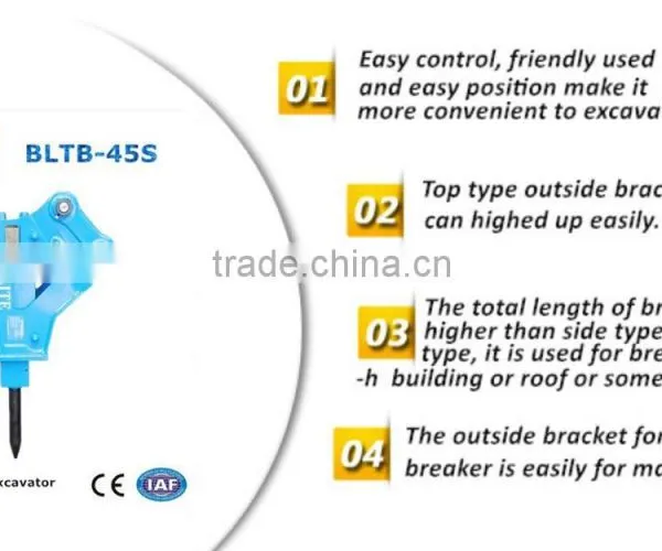BLTB-45s Hydraulic Breaker at Reasonable Price for 0.8-1.5 Ton Excavator photo-2