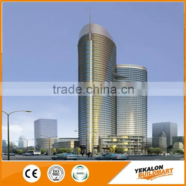 Yekalon Hot Selling and to Quaility Exposed Frame Glass Curtain Wall photo-4