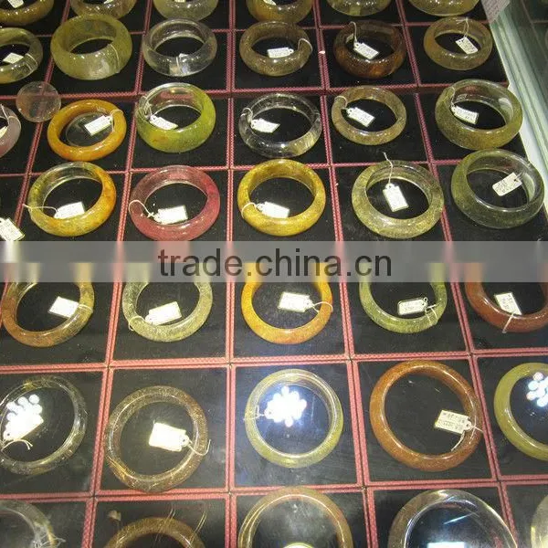 2015 High Quality Natural Rock Rutilated Quartz Crystal Bracelet photo-2