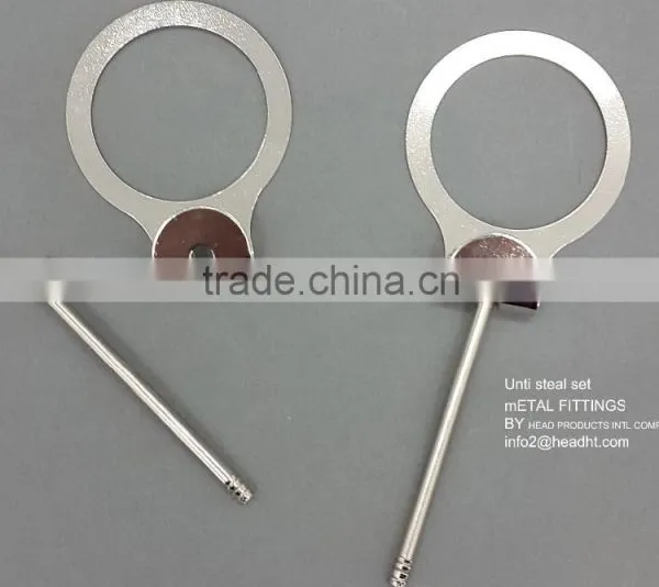 HH Metal Hanger Hooks Nail for Pants Hanger Wooden Hanger Hooks Antitheaft Hook Ring photo-6