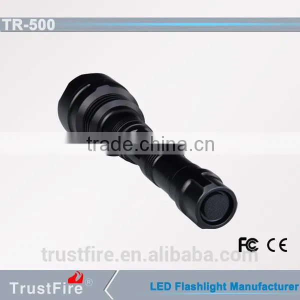 TrustFire 500lm TR-500 One XML-T6 Police Security Flashlight With 18650 Battery photo-3