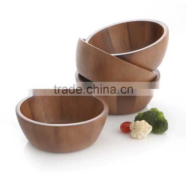 Bulk Production Beech Wooden Bowls/Beech Wooden for Food,serving,salad Bowl photo-2