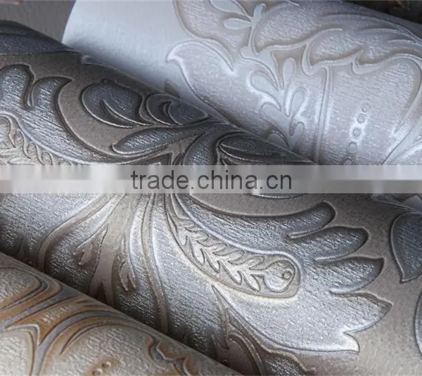 Deep Embossed Vinyl Wallpaper for Interior Design With Good Price photo-5