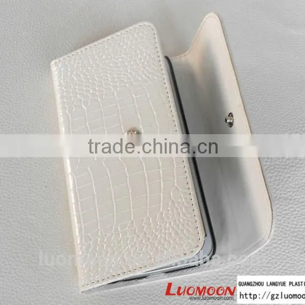 Luxury Crocodile Leather Vein Butterfly Knot Case for S4 S5 S6 photo-6
