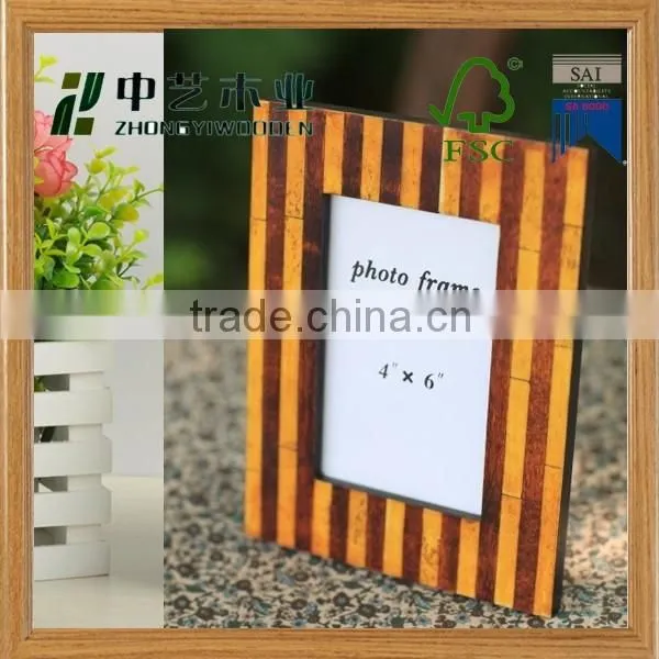 2015 Year Hot Sell FSC Wall Hanging Decorative Pictures Wooden Photo Frame With Cheap Price photo-4