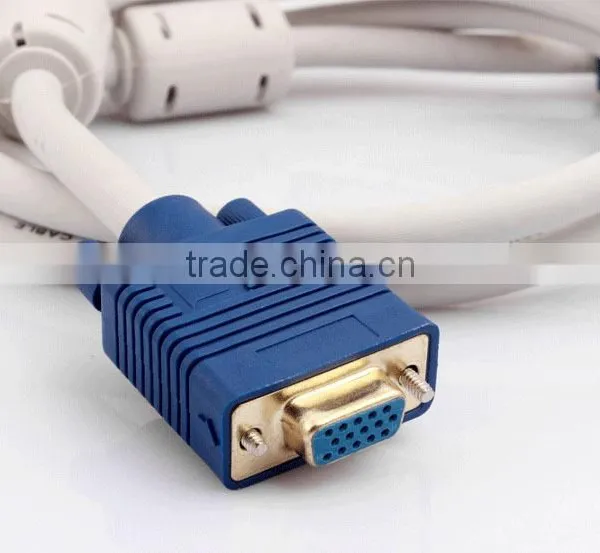 7.5M White VGA Cable With Gold Plated Male to Female photo-2