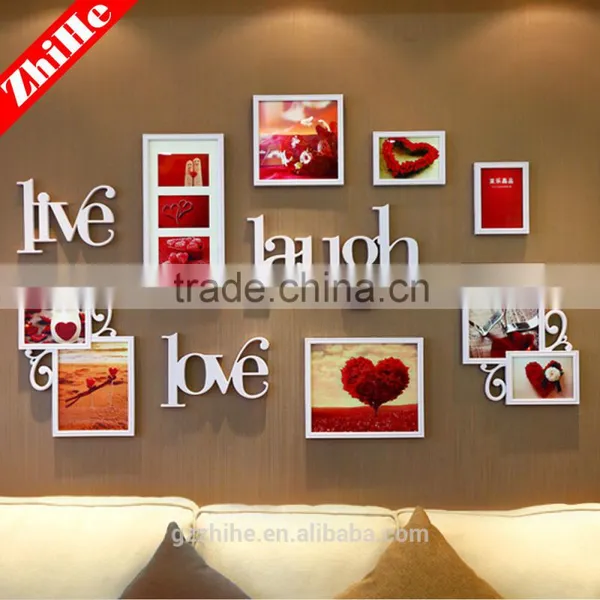 Wholeale 2016 New Style Acrylic Photofunia/photo Frame Sixy Photo Picture Photo Frame Wedding Decoration Wpc Decking Home Decor