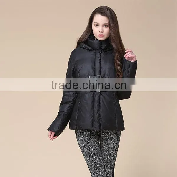 2015 Fashion Ladies Fancy Office Long Coat Design photo-3