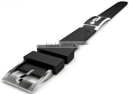 High Quality Silicone Stainless Steel Energy Bracelet photo-3