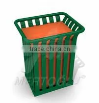 Metal Outdoor Litter Bin Mbk-117b