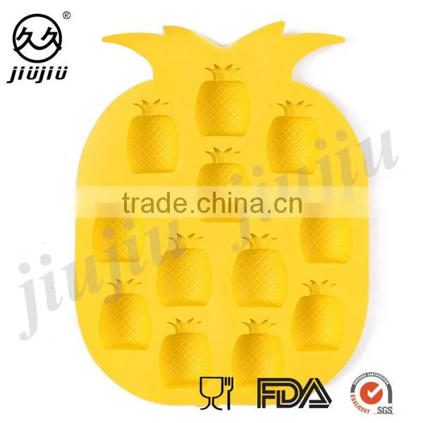 Pineapple Ananas Shape Silicone Ice Cube Tray Mold photo-2