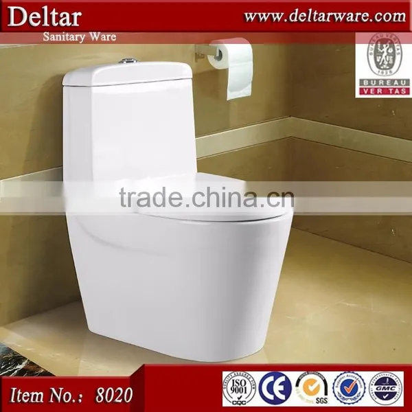 Best Sell One Piece Toilet With 4 Inch Outlet, Chaozhou Ceramic Sanitary Ware With Easy Installation Seat Cover