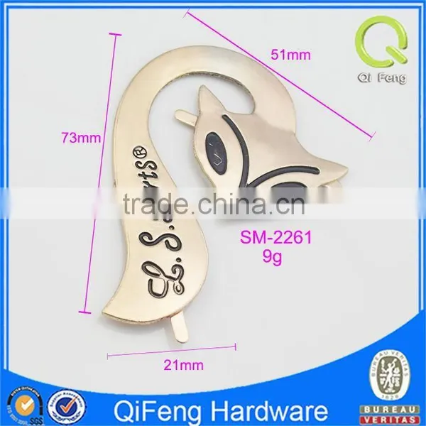 SM-2261 Cheap Shoes Accessories Newest Metal Decorative Fashion Fox Shape Accesories photo-2