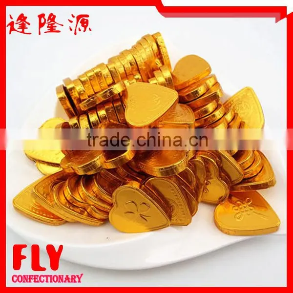 Halal Dark Compound EURO Golden Coin Chocolate photo-5