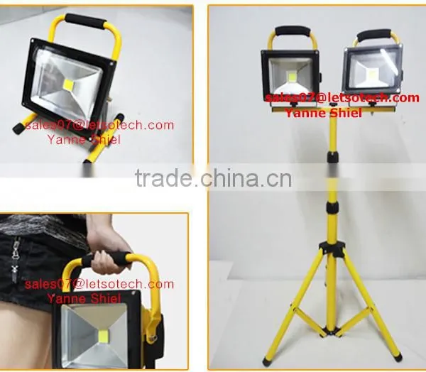 20w 30w 40w 50w Battery Powered 10w Flood Led Light Portable Flood Light Pack12v Led Flood Lamp for Outdoor Camping and Fishing photo-5