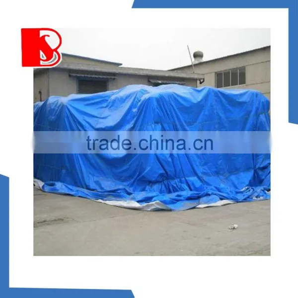 Environmental PE Tarpaulin Customized pe Plastic Sheet pe Plastic Cover Car Packing Sun Shade Damp Proof photo-5