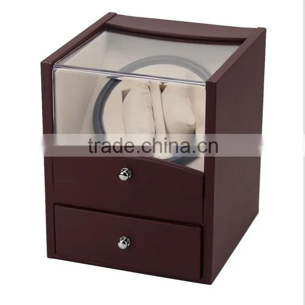 Chinese Factories Wholesale Custom Electric Rotary Watches Boxes, High-grade Wooden Display Box photo-5