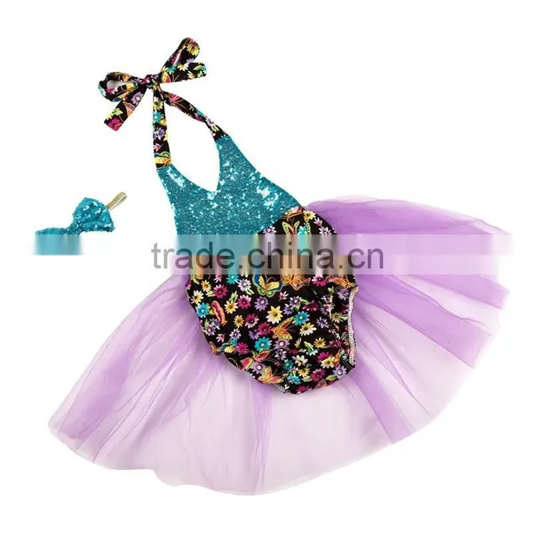 2016 Hot Sale Banquet Dinner Party Beautiful Lovely Sequin Tutu Set photo-4