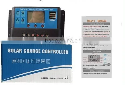 12V/24V 30A PWM Solar Charge Controller for Solar System photo-2