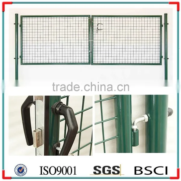 Gartendoppeltor 300 x 125 Cm, Double Gates, Farm Gate, Gate, Zauntor Green / Anthracite photo-2