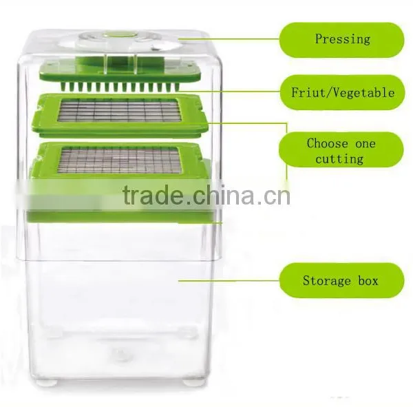 Chop Magic Shredder Hand Kitchen Fruit Cutter and Vegetable Shredding Dividers photo-6