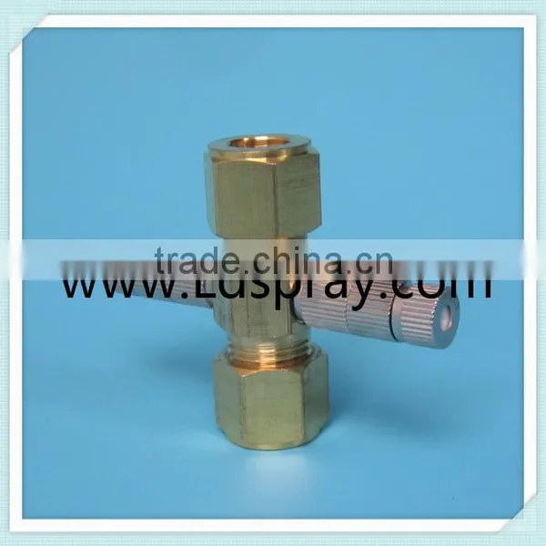 Brass Threaded Ferrule Type 3/8 Through Connector With One Two Holes photo-5
