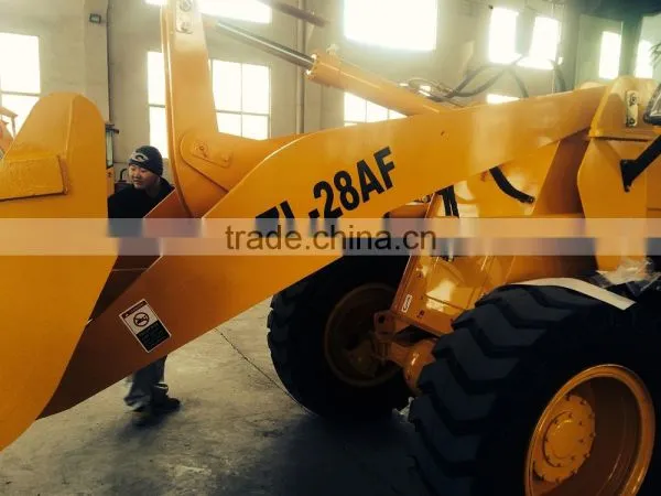 2800KG ZL28 Rated Load Wheel Loader Factory Qingzhou With CE Certification photo-2
