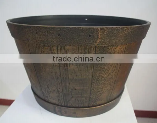 15" Wholesale Bulk Wooden Flower Pots photo-2
