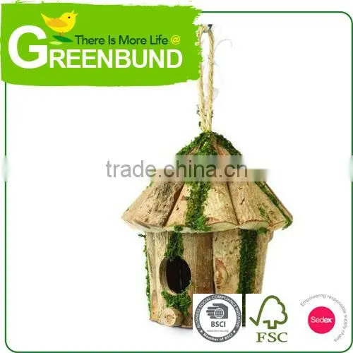 Stand Wooden Bird House Feeder Decorative Camera Wild Bird Care photo-3