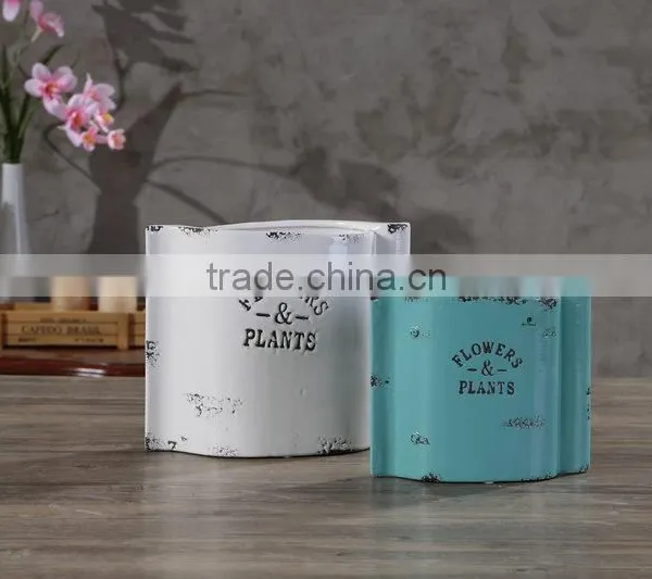 Hot Sale Colorful Archaistic Garden Stoneware/ceramic Flower Plants/flower Pot photo-4