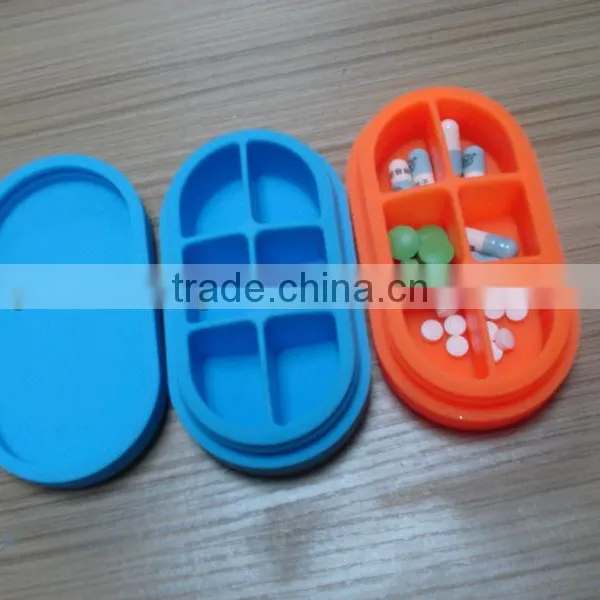 6 Parts Silicone Pill Box Sale to America Market photo-5