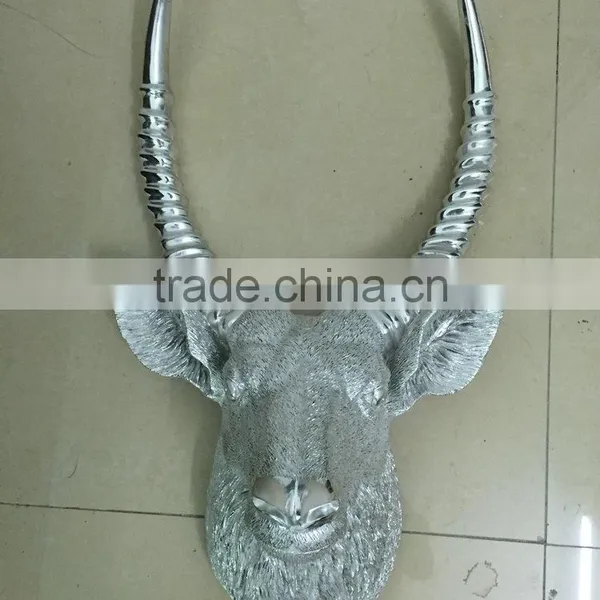 Polyresin Goat Head Sculpture photo-5