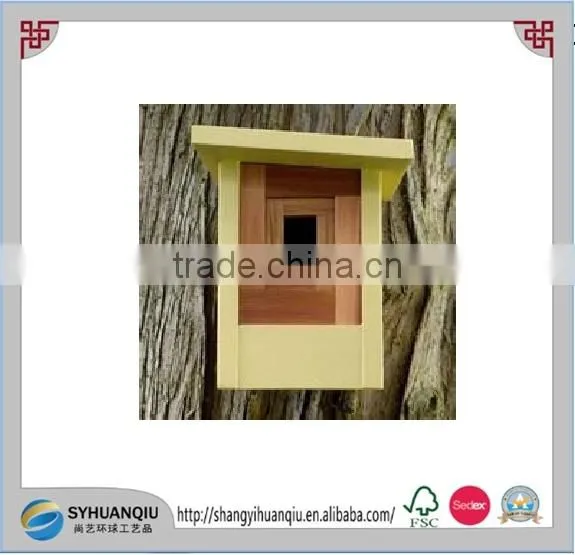 Wooden Bird Cage to Hang on the Tree for One Bird photo-2