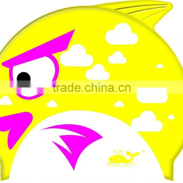 High Quality Shark Swimming Caps Colorful Baby Swim Cap Rubber Swim Cap for Youth photo-5
