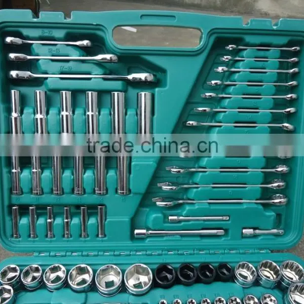 High Quality 150 Pcs 1/4" 3/8" 1/2" Socket Wrench Tools Set photo-3